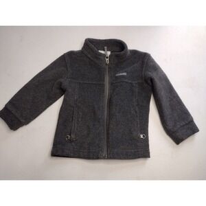 Columbia Toddler Boys Steens Mountain Full Zip Fleece Jacket Charcoal Grey 2T